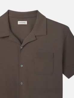 Duo Fold Relaxed Shirt in Taupe