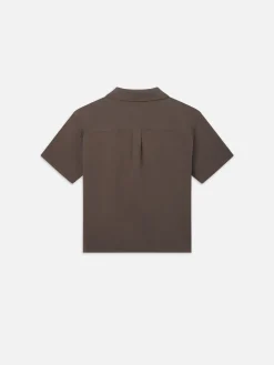 Duo Fold Relaxed Shirt in Taupe