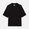 Duo Fold Relaxed Short Sleeve Shirt in Black