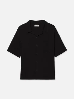 Duo Fold Relaxed Short Sleeve Shirt in Black