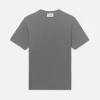 Duo Fold Tee in Heather Grey