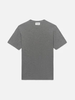 Duo Fold Tee in Heather Grey