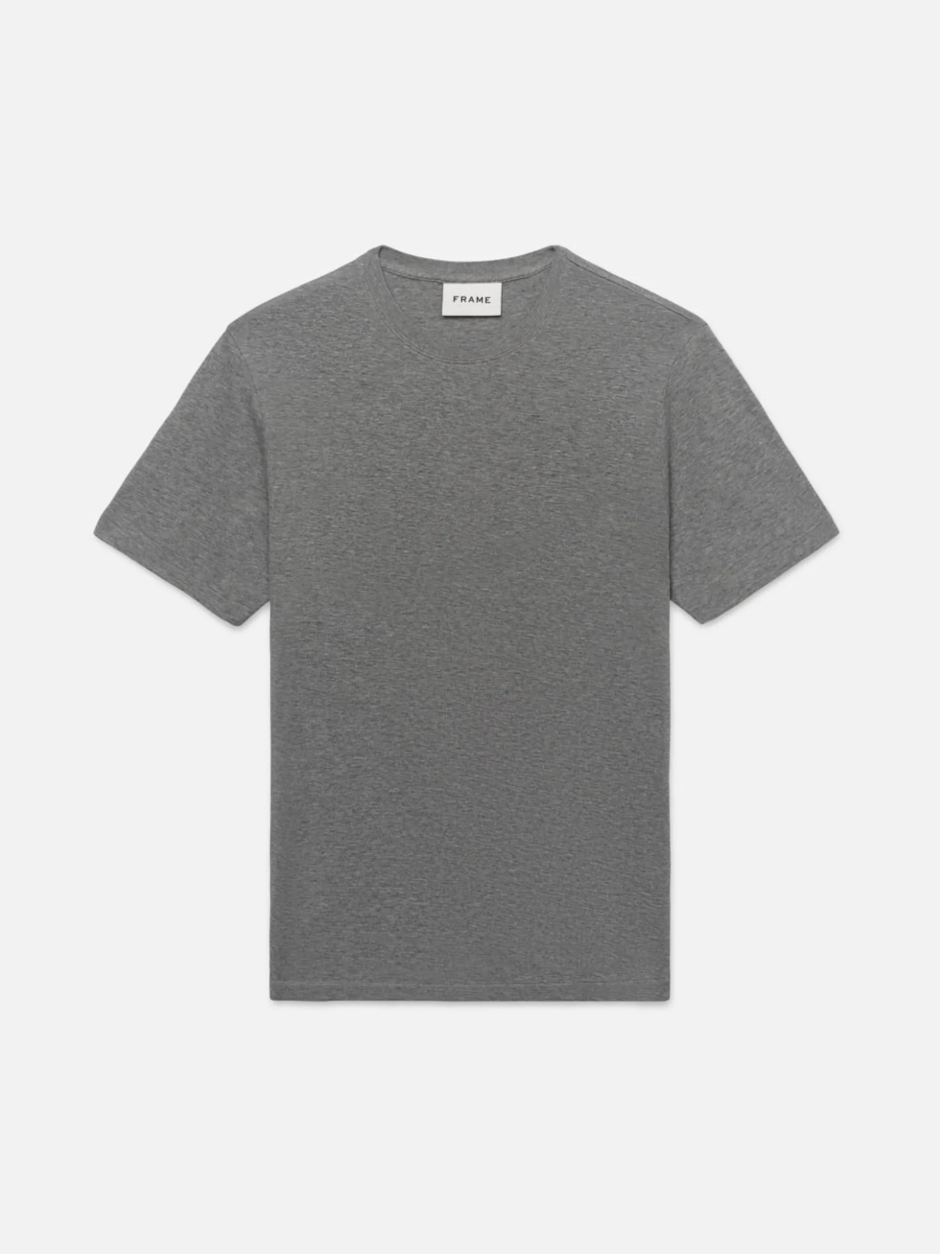 Duo Fold Tee in Heather Grey