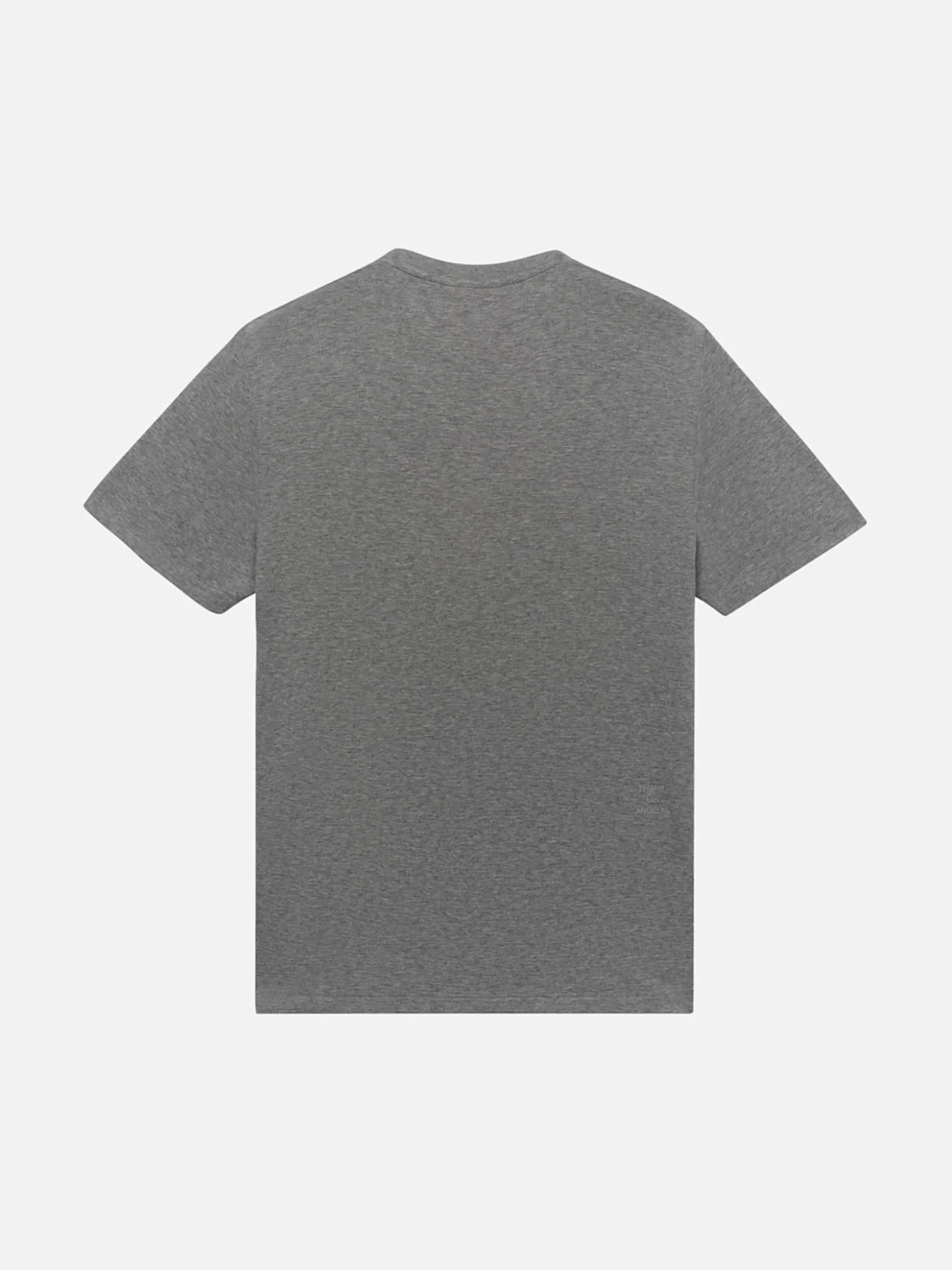 Duo Fold Tee in Heather Grey