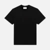 Duo Fold Tee in Noir
