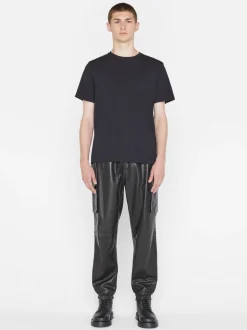 Duo Fold Tee in Noir