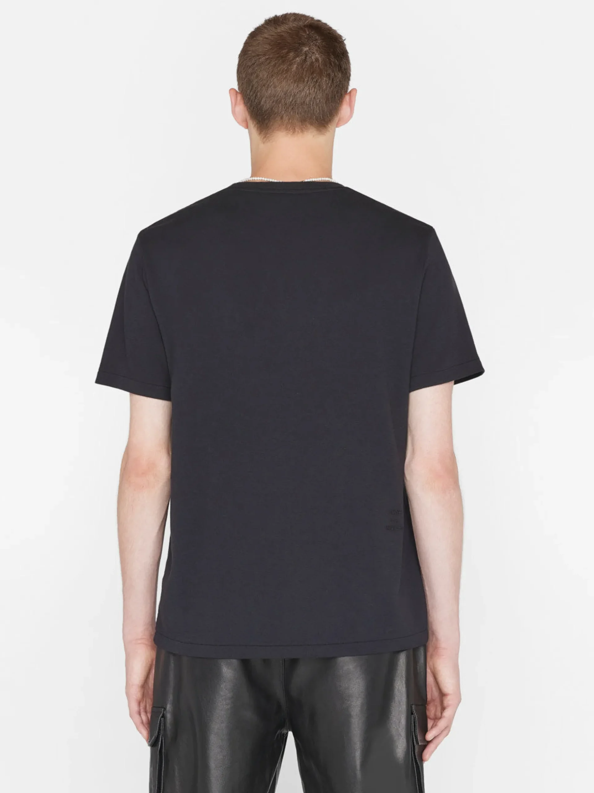 Duo Fold Tee in Noir