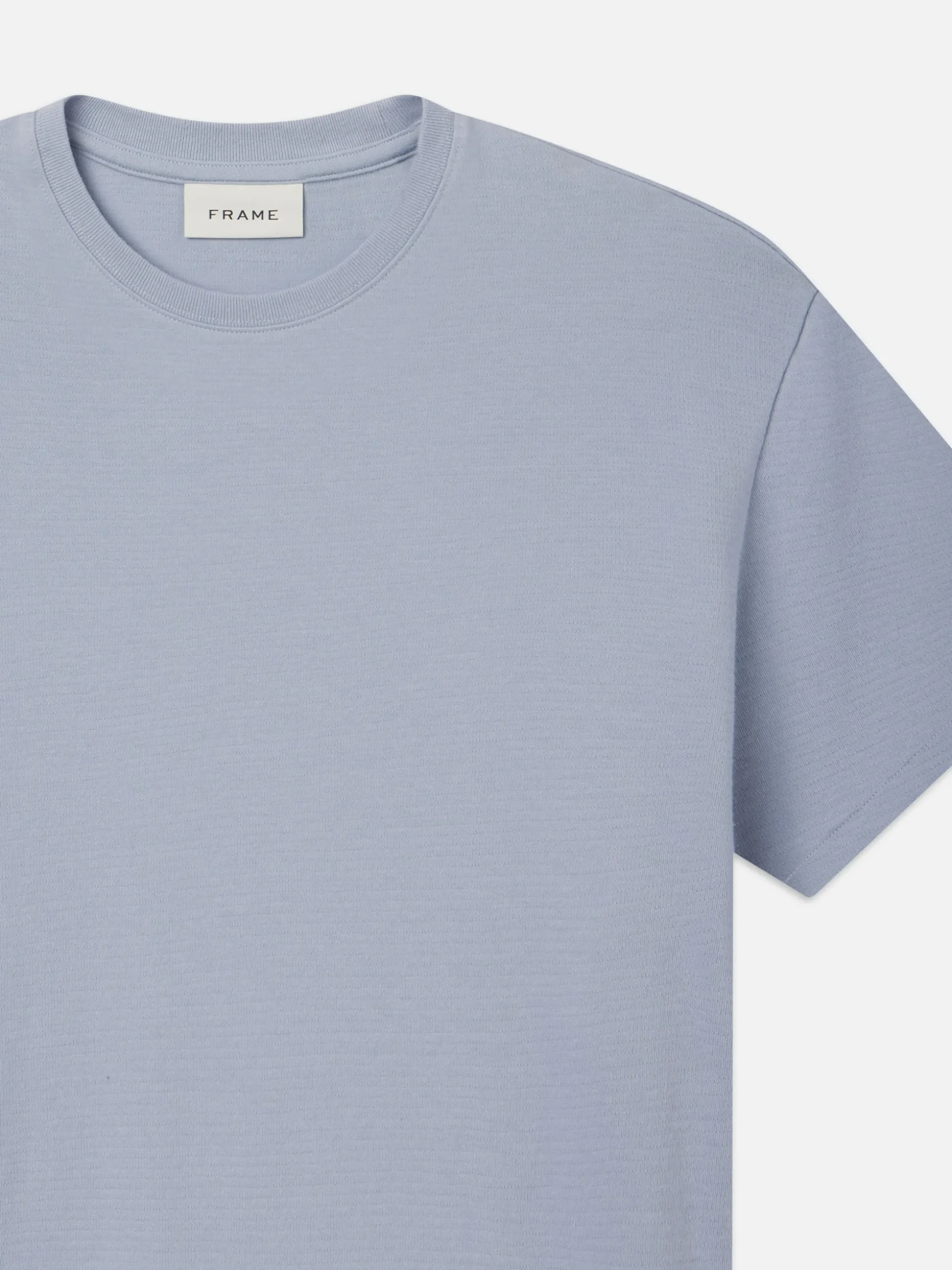 Duo Fold Tee in Soft Blue