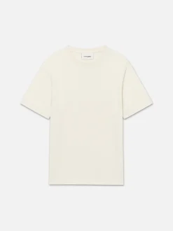 Duo Fold Tee in White Sand
