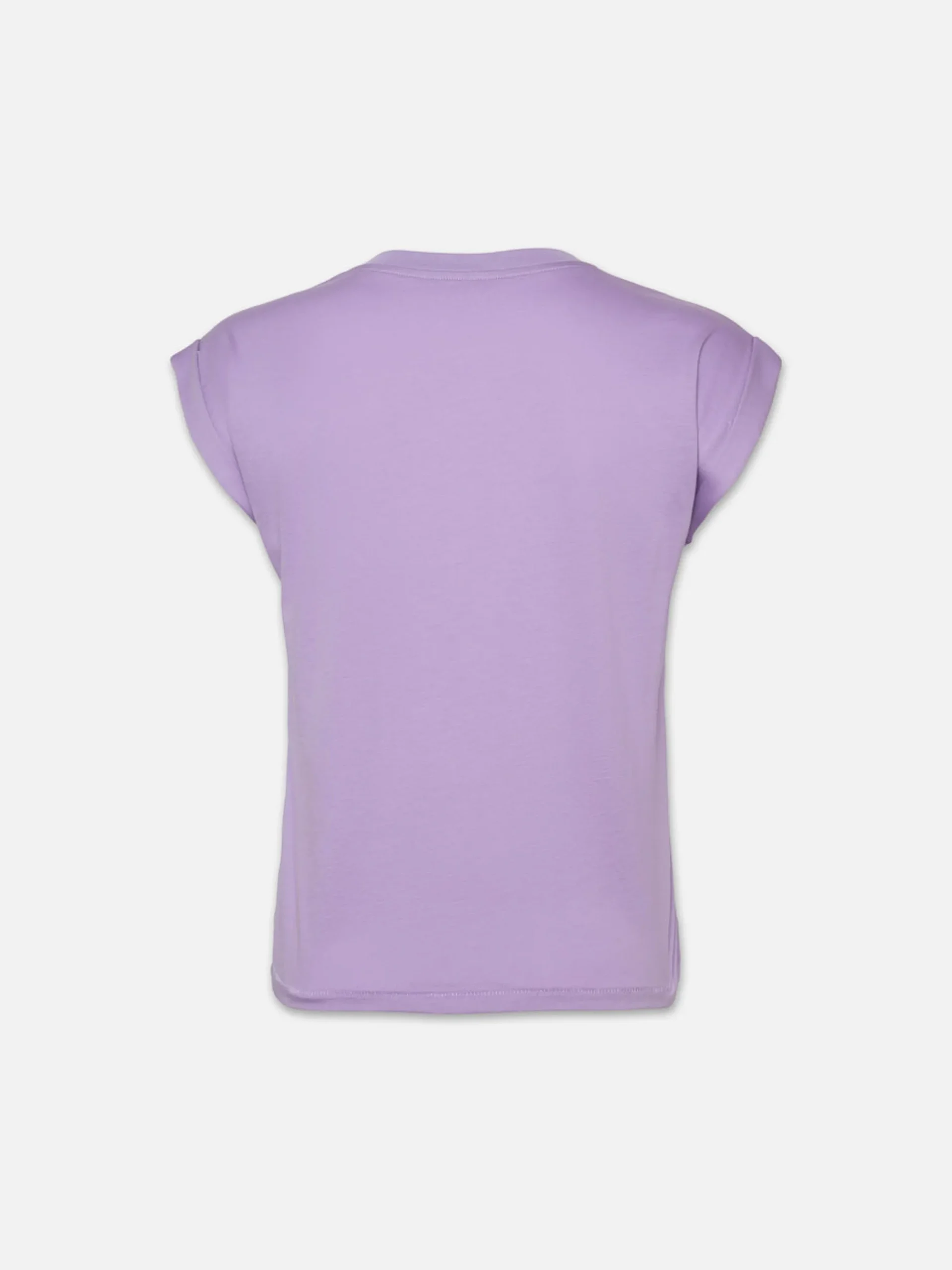 Easy V-Neck Tee in Lilac
