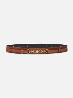 Equestrian Belt in Cognac