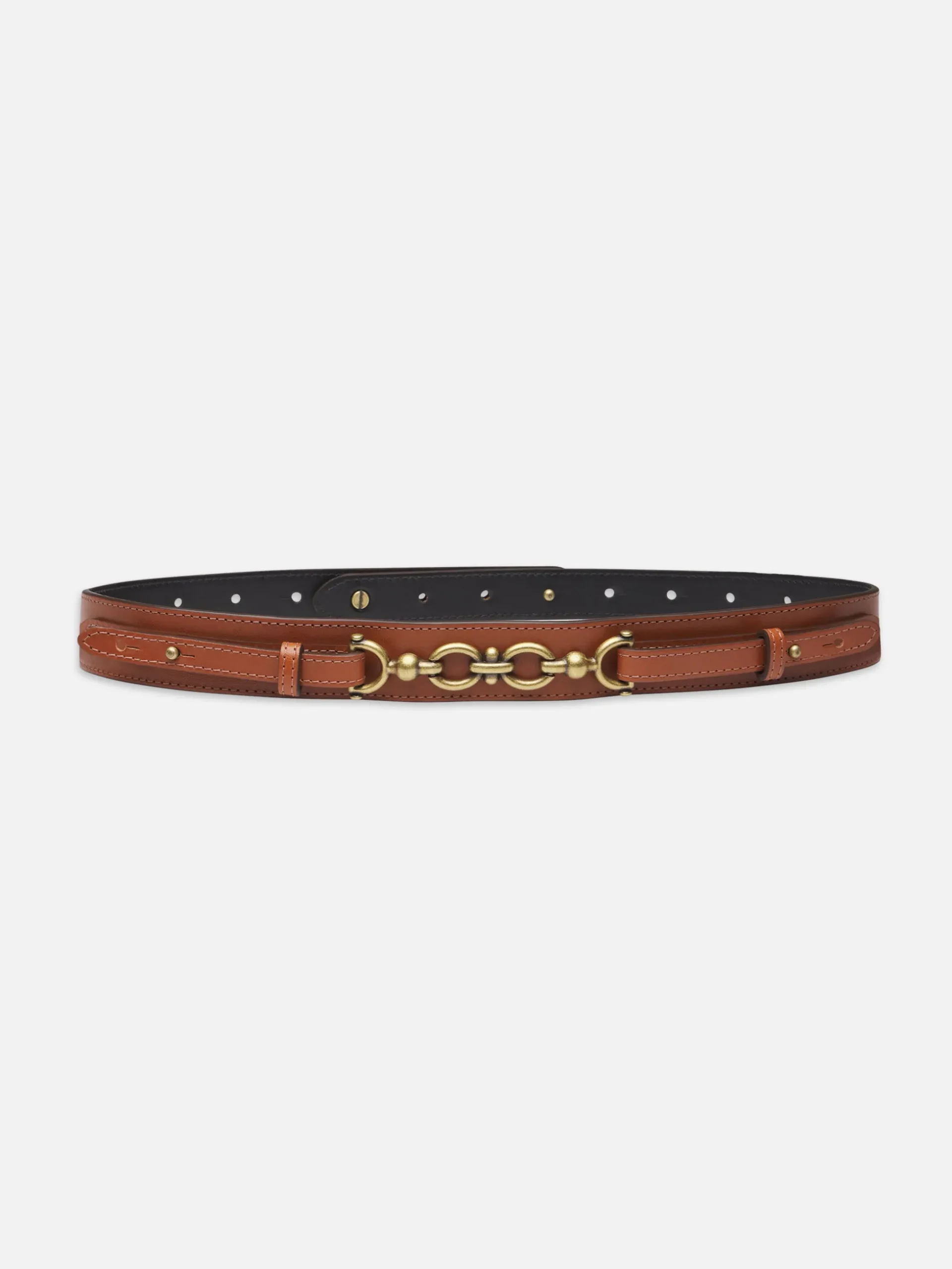 Equestrian Belt in Cognac