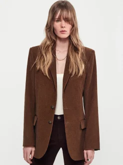 Everyday Corduroy Blazer in Tobacco