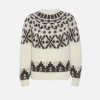 Fair Isle Sweater in Cream Multi