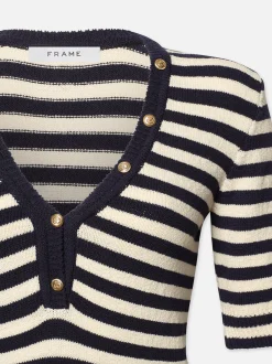 Femme Mariner Sweater in Navy Multi