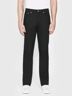 Flannel Modern Straight in Charcoal