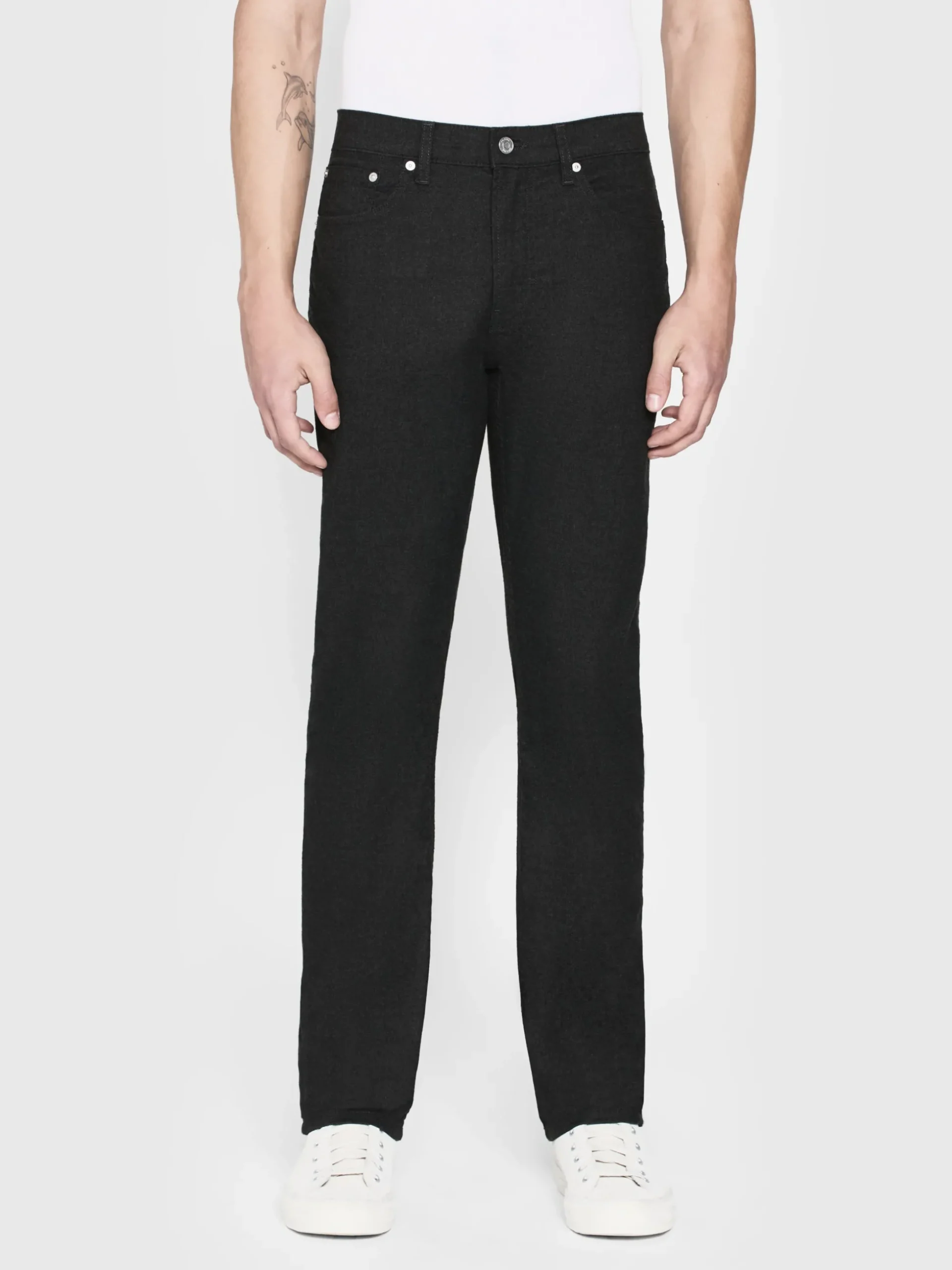 Flannel Modern Straight in Charcoal