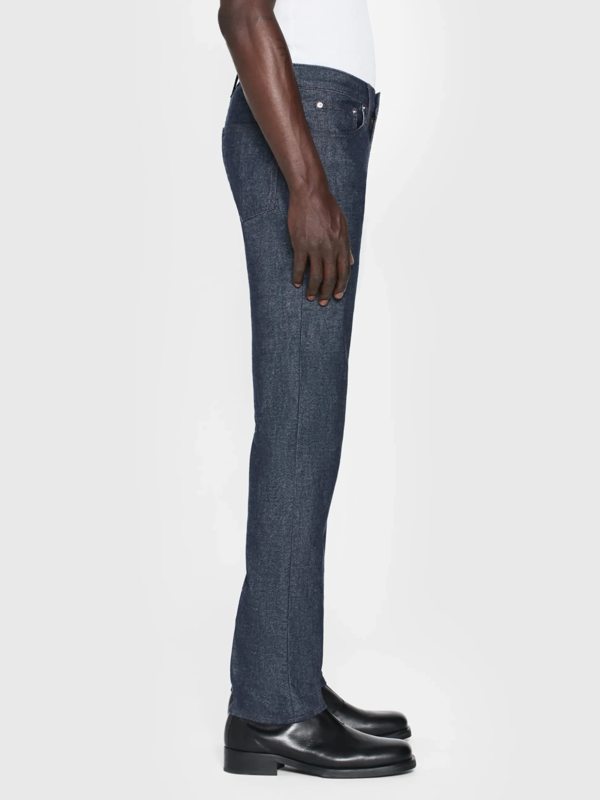 Flannel Modern Straight in Martino