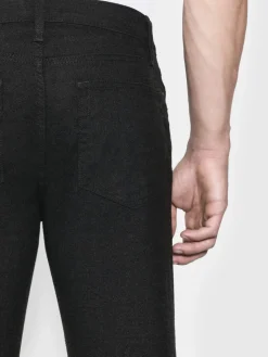 Flannel Modern Straight in Charcoal