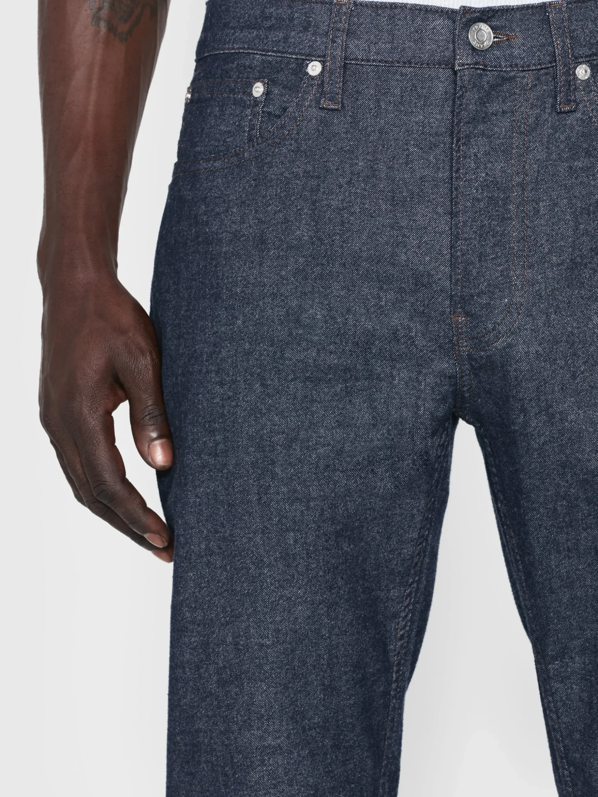 Flannel Modern Straight in Martino
