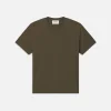 FRAME Logo Tee in Dark Olive