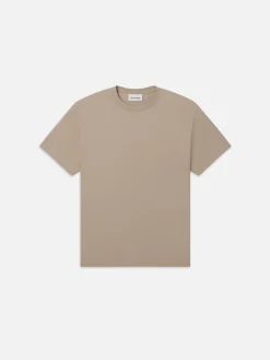 FRAME Logo Tee in Dove