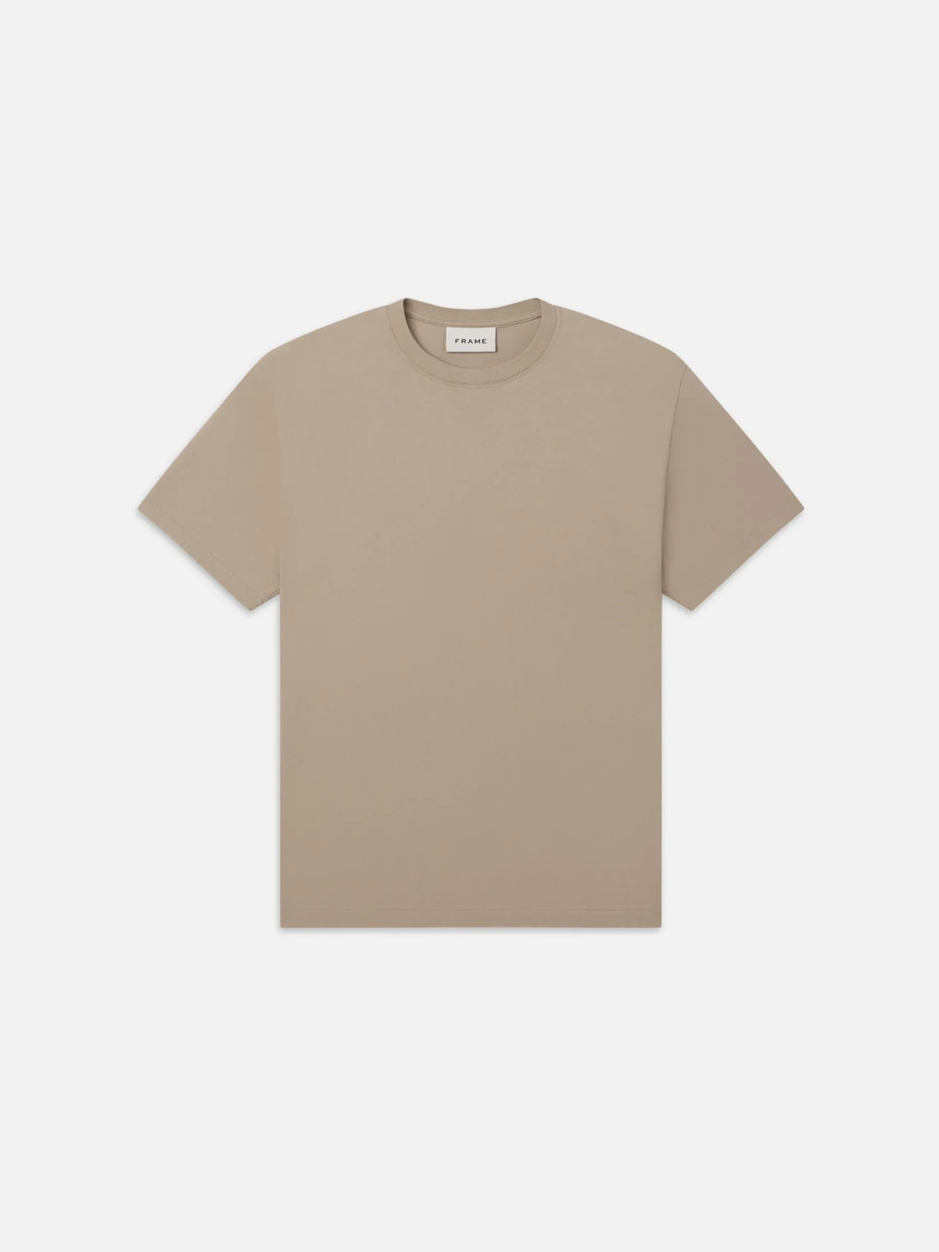 FRAME Logo Tee in Dove