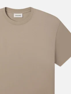 FRAME Logo Tee in Dove