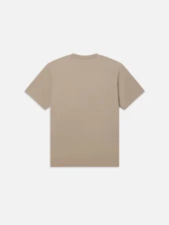 FRAME Logo Tee in Dove