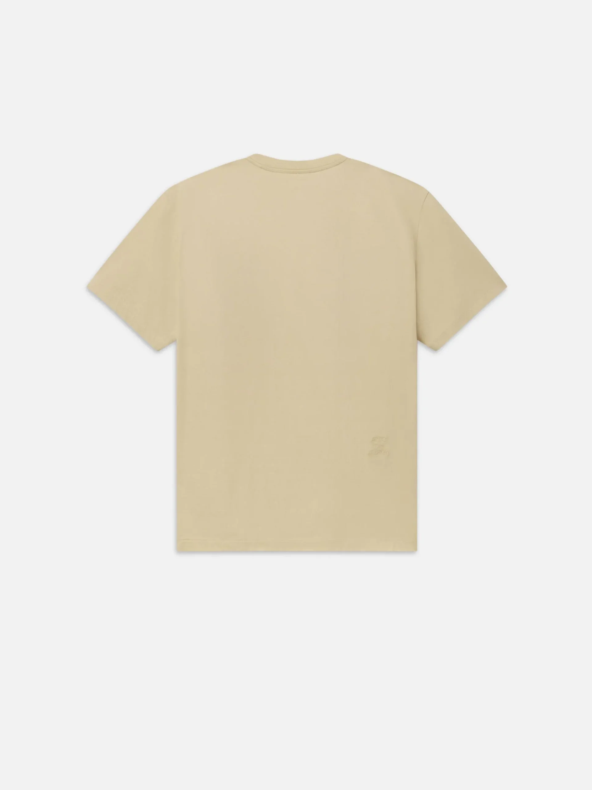 FRAME Logo Tee in Dusty Yellow