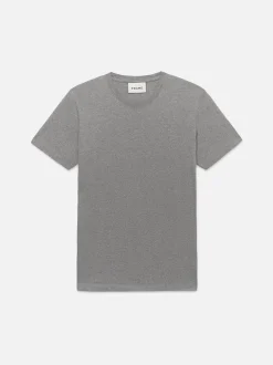 FRAME Logo Tee in Gris