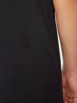 FRAME Logo Tee in Noir
