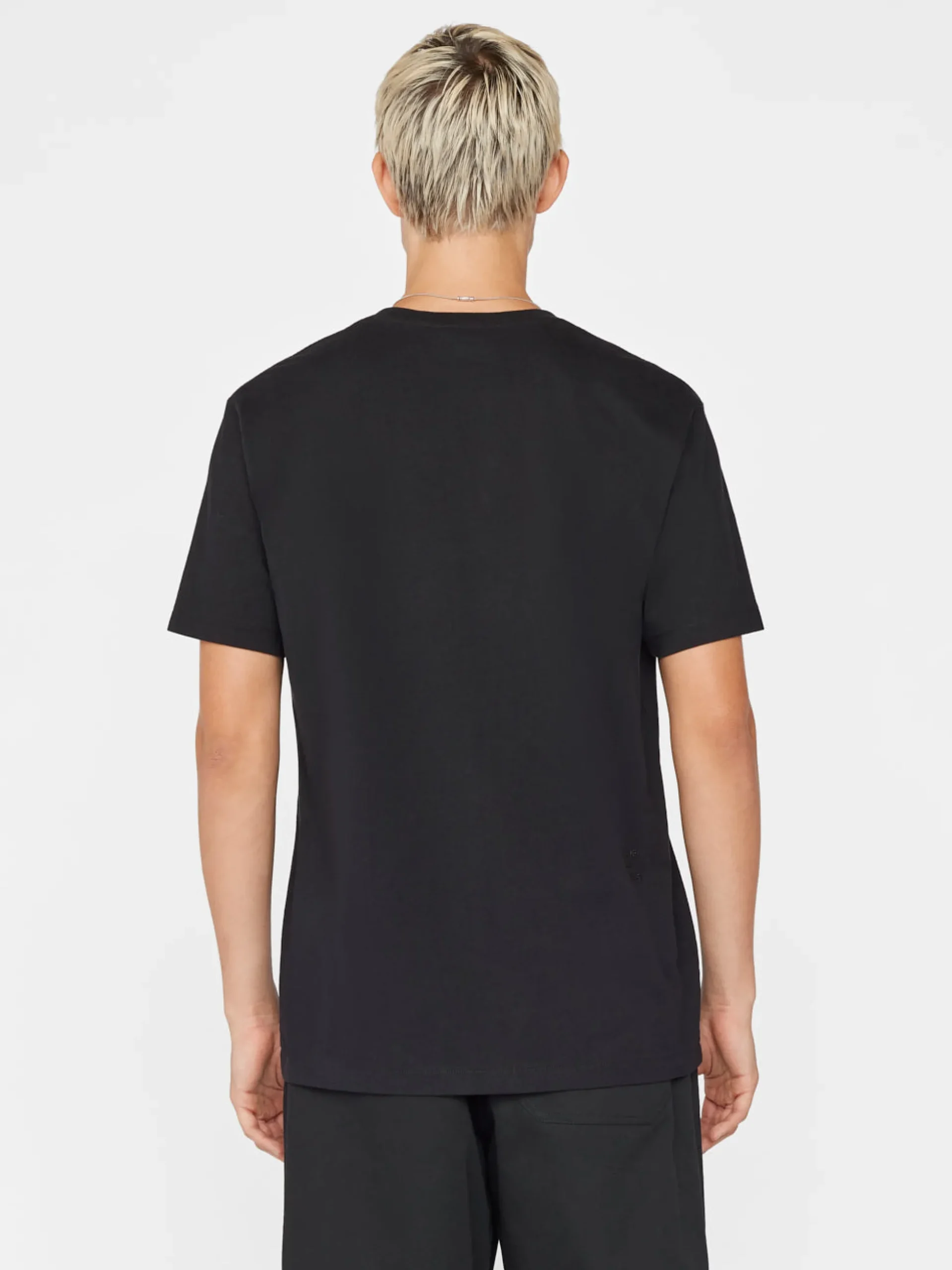 FRAME Logo Tee in Noir