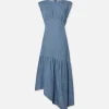 Gathered Tier Hem Dress in Eugenia