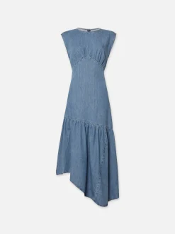 Gathered Tier Hem Dress in Eugenia
