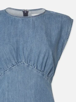 Gathered Tier Hem Dress in Eugenia