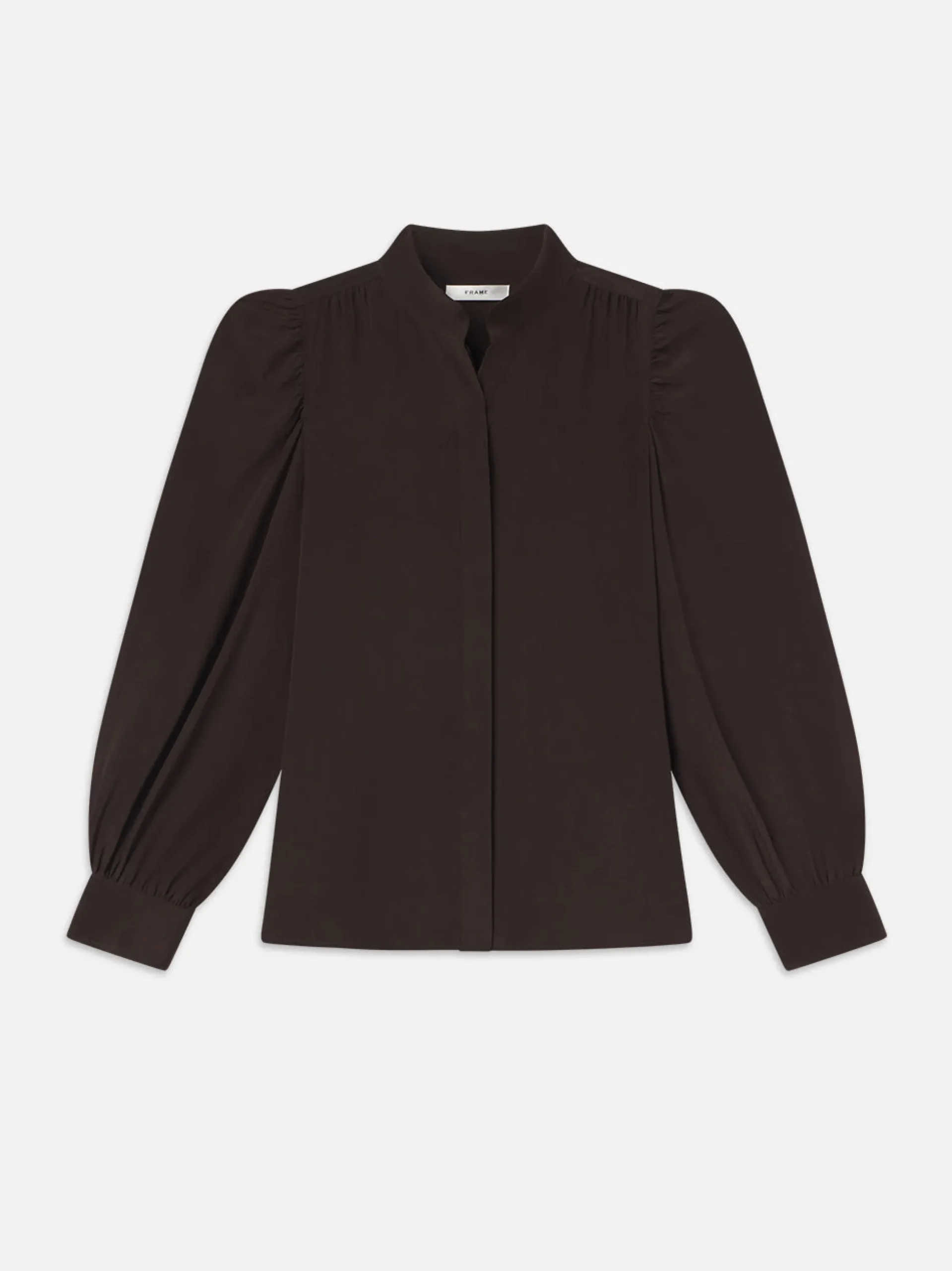 Gillian Long Sleeve Top in Espresso
