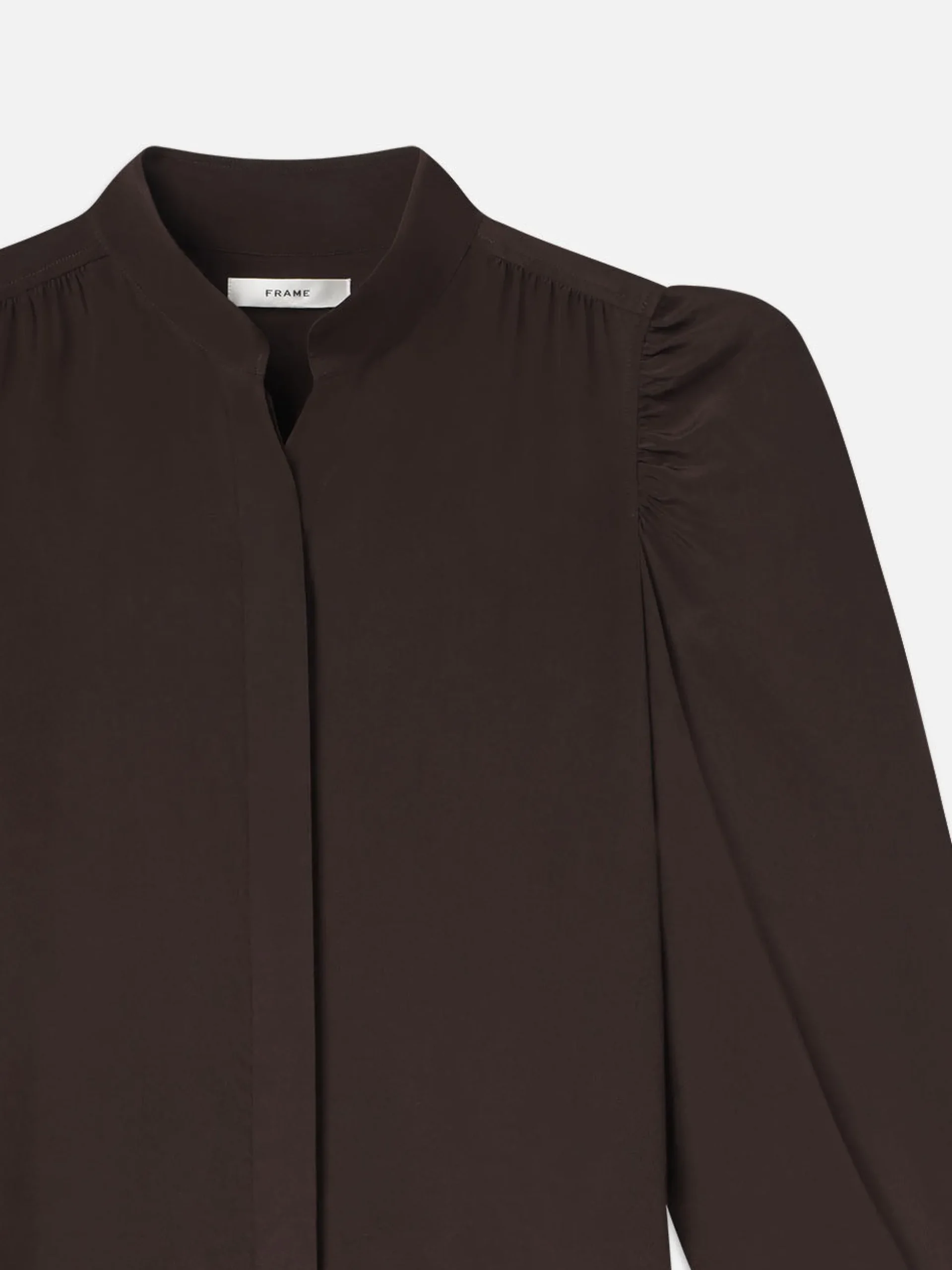 Gillian Long Sleeve Top in Espresso