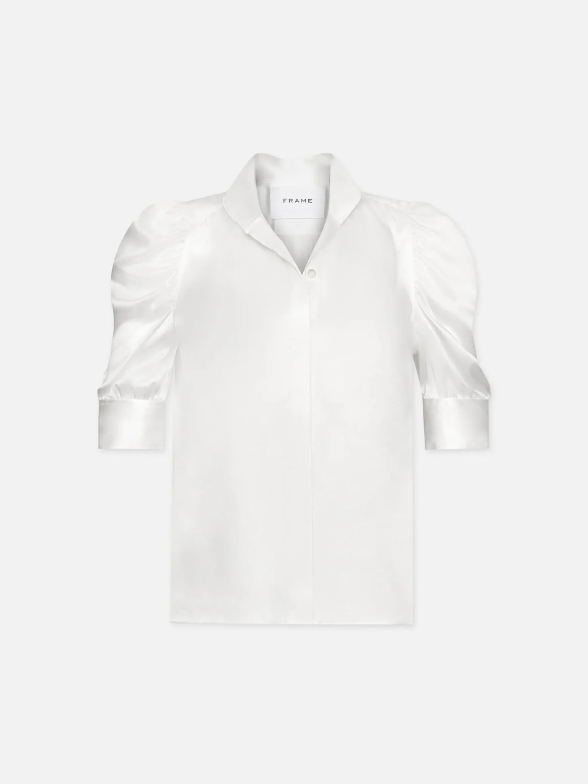 Gillian Top in Glossy Off White
