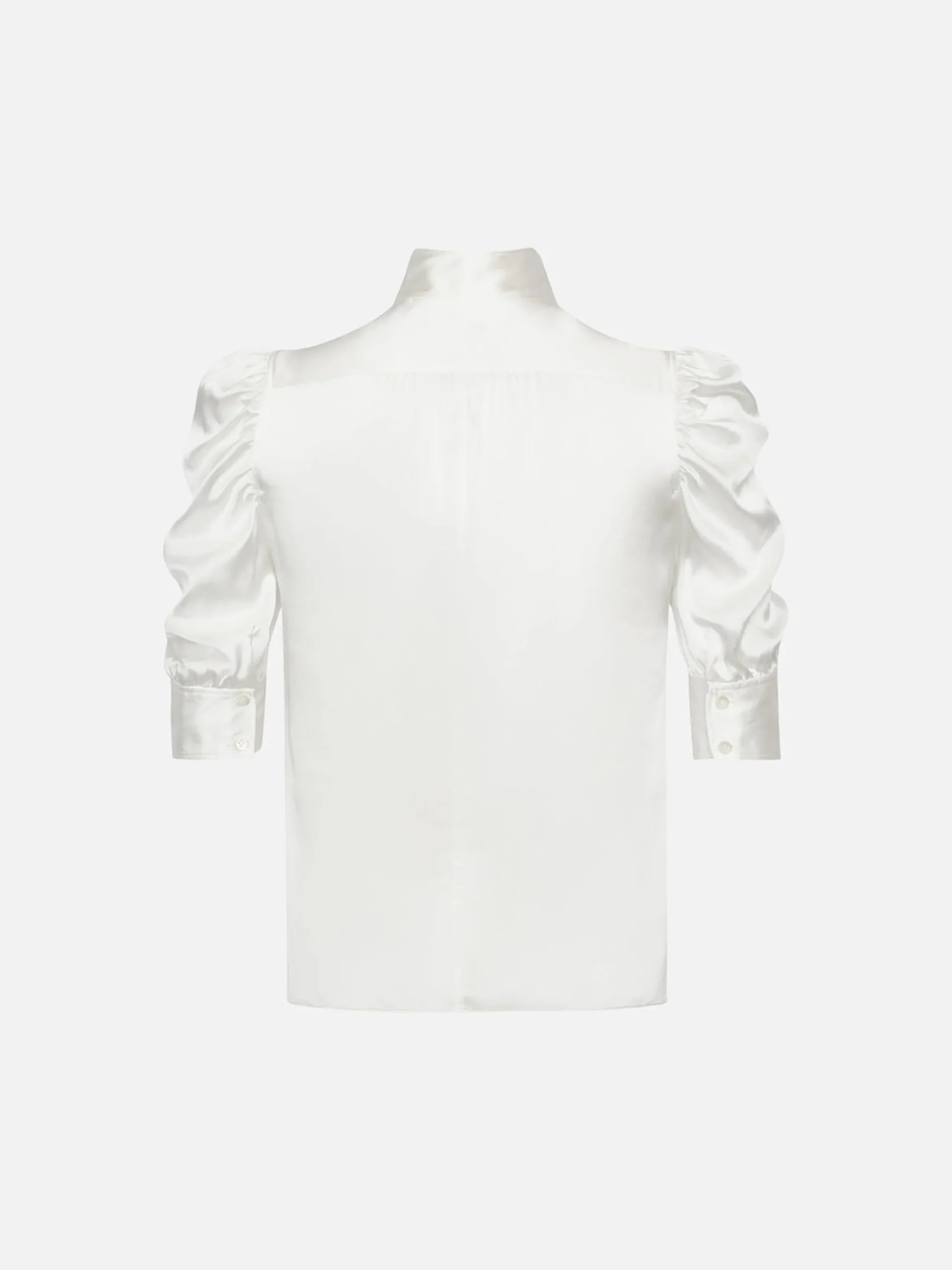 Gillian Top in Glossy Off White