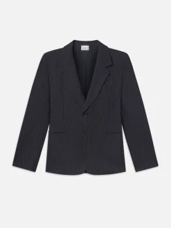 Grandfather Blazer in Navy Multi