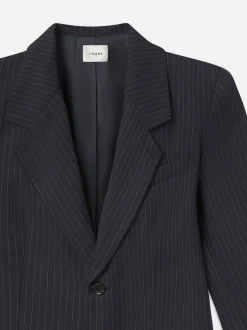 Grandfather Blazer in Navy Multi