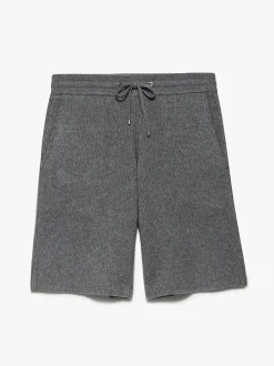 Heavyweight Cashmere Short in Warm Grey