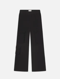 High Rise Utility Cargo in Black