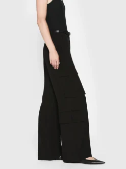 High Rise Utility Cargo in Black