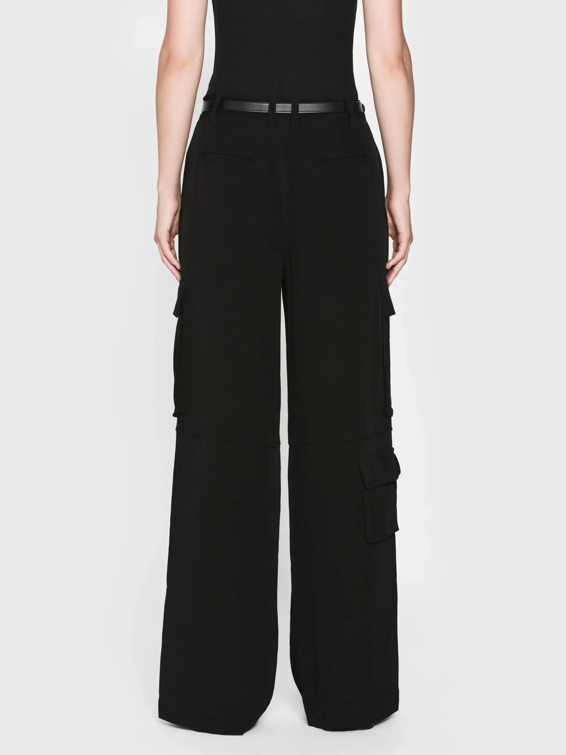 High Rise Utility Cargo in Black