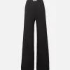 High Rise Wide Leg Trouser in Black