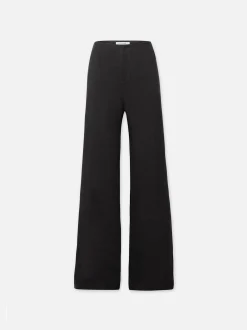 High Rise Wide Leg Trouser in Black