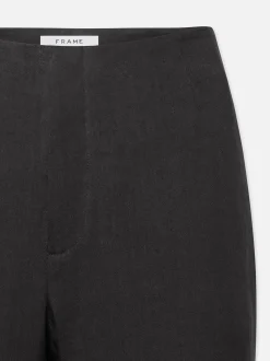 High Rise Wide Leg Trouser in Black
