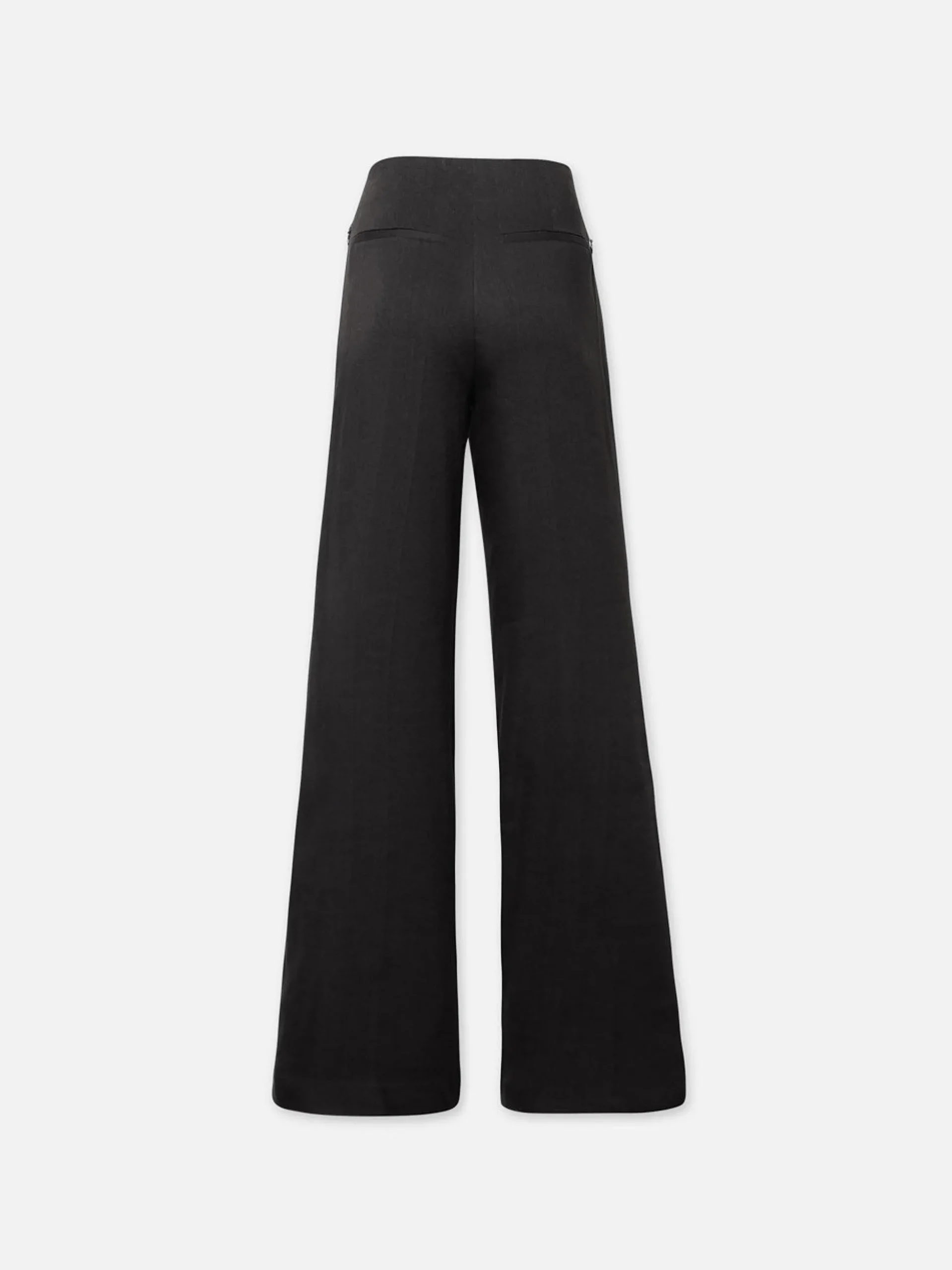 High Rise Wide Leg Trouser in Black